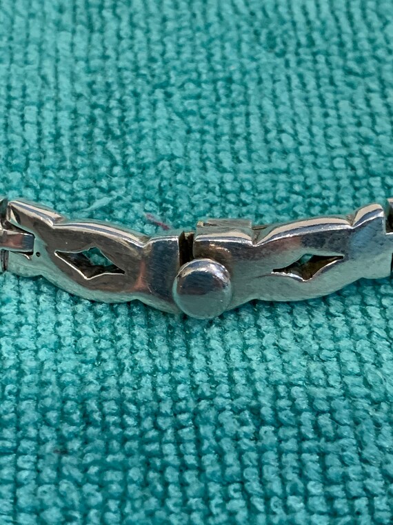 Taxco sterling silver chain necklace.