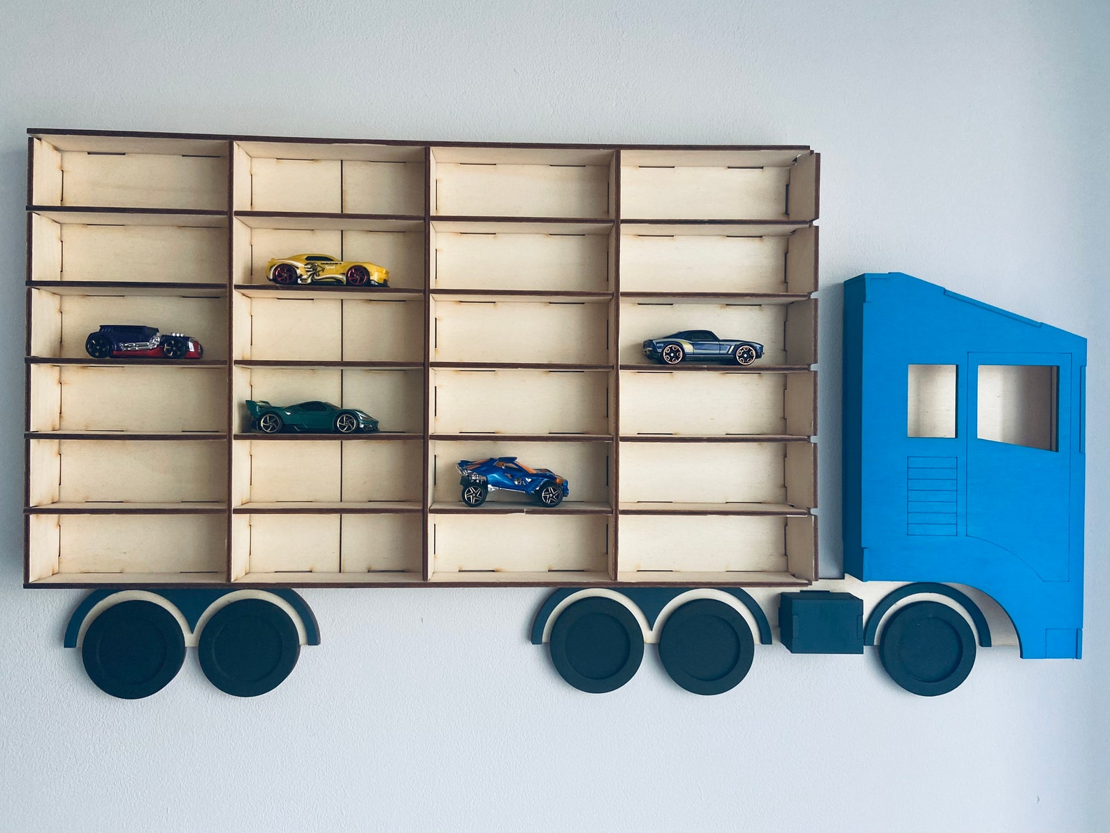 Hot Wheels Truck Toy Storage Wooden Toy Display Shelves for Etsy UK