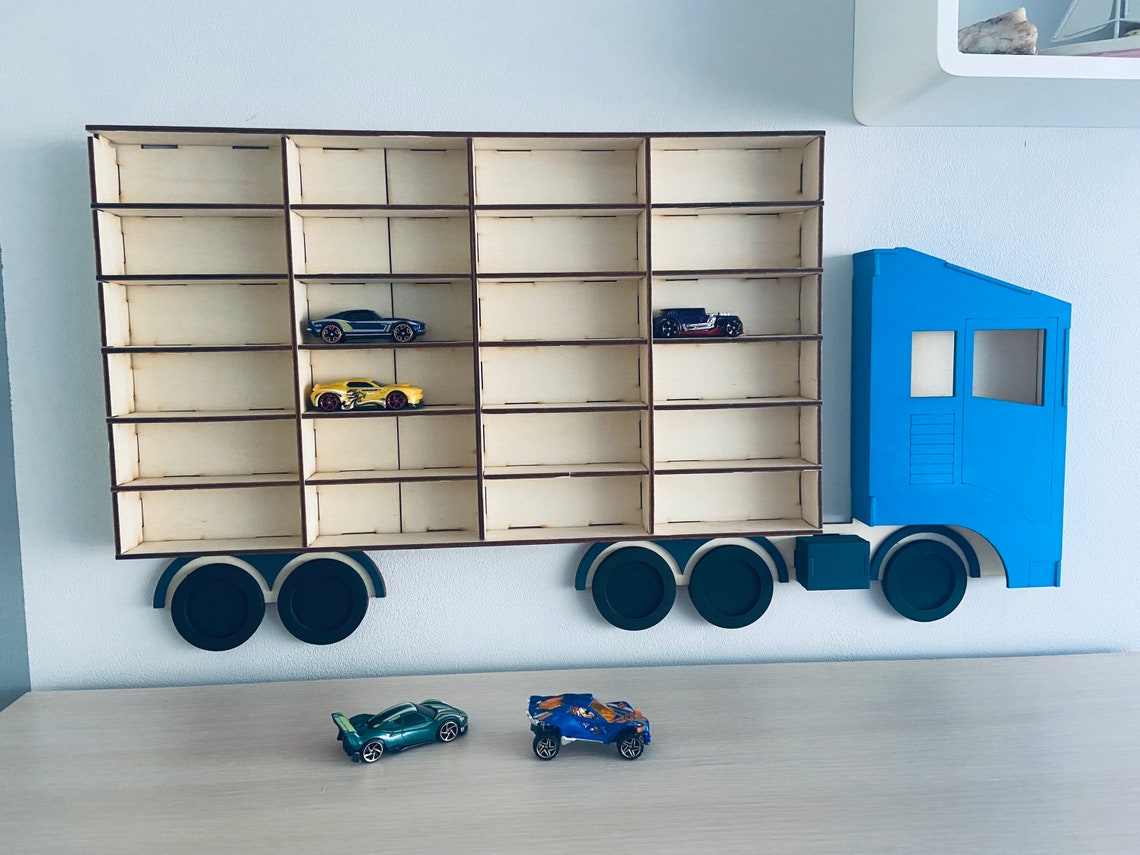 Hot Wheels Truck Toy Storage Wooden Toy Display Shelves for Etsy UK