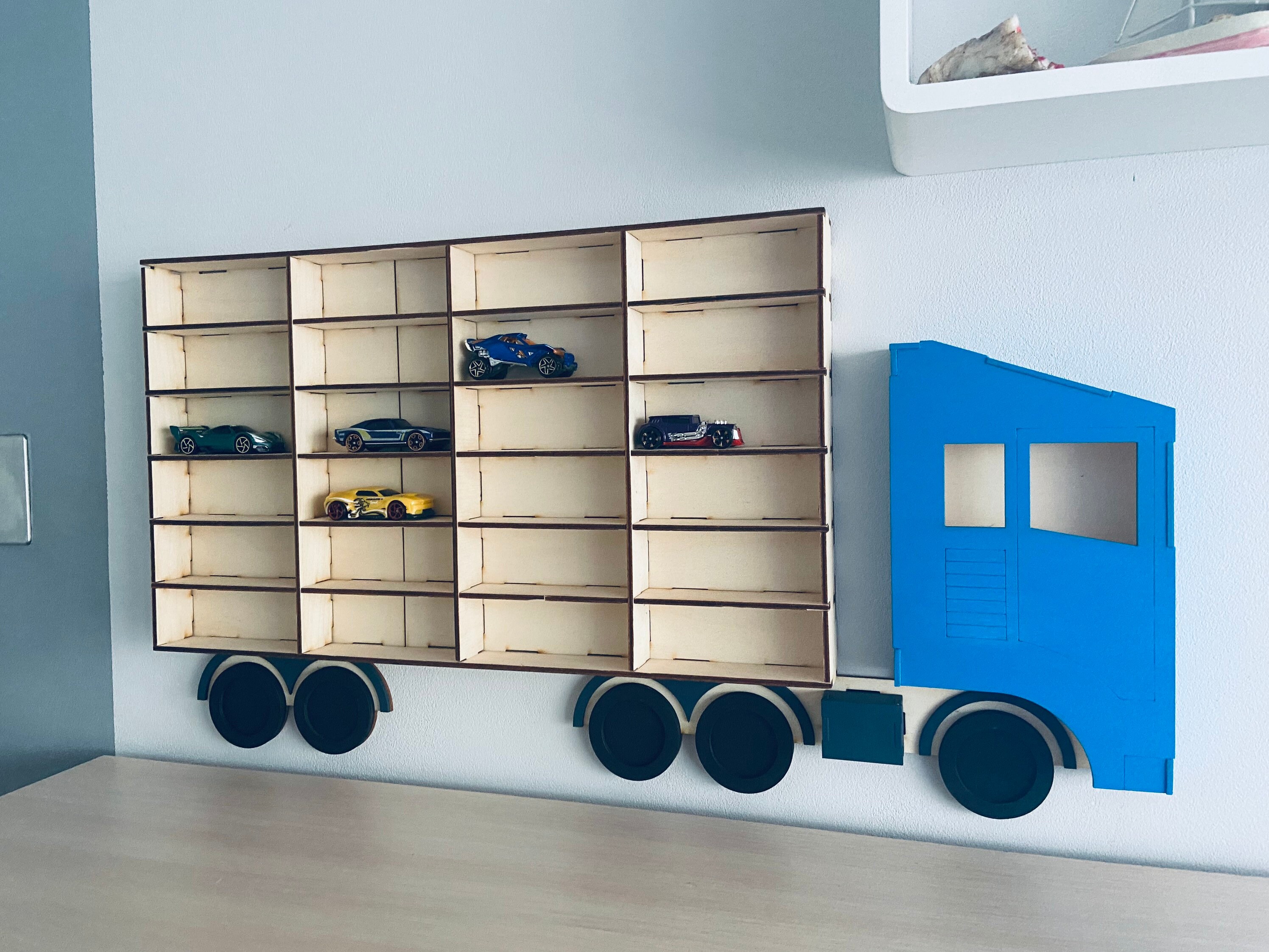 Hot Wheels Truck Toy Storage Wooden Toy Display Shelves for Etsy UK