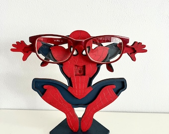 Spiderman Eyeglasses stand holder, eyeglasses holder, wooden glasses stand , eyeglasses holder