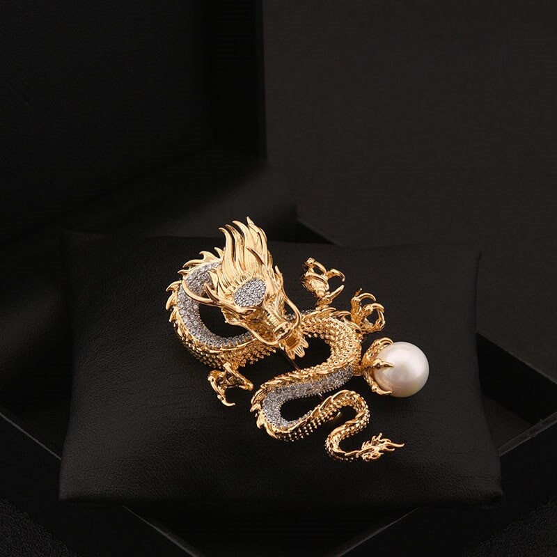 Rinhoo Gold Color Comb Scissors Corsage Brooch Pins Lapel Suit Shirt  Clothes Metal Crystal Pin Badge For Women Men Jewelry Gifts
