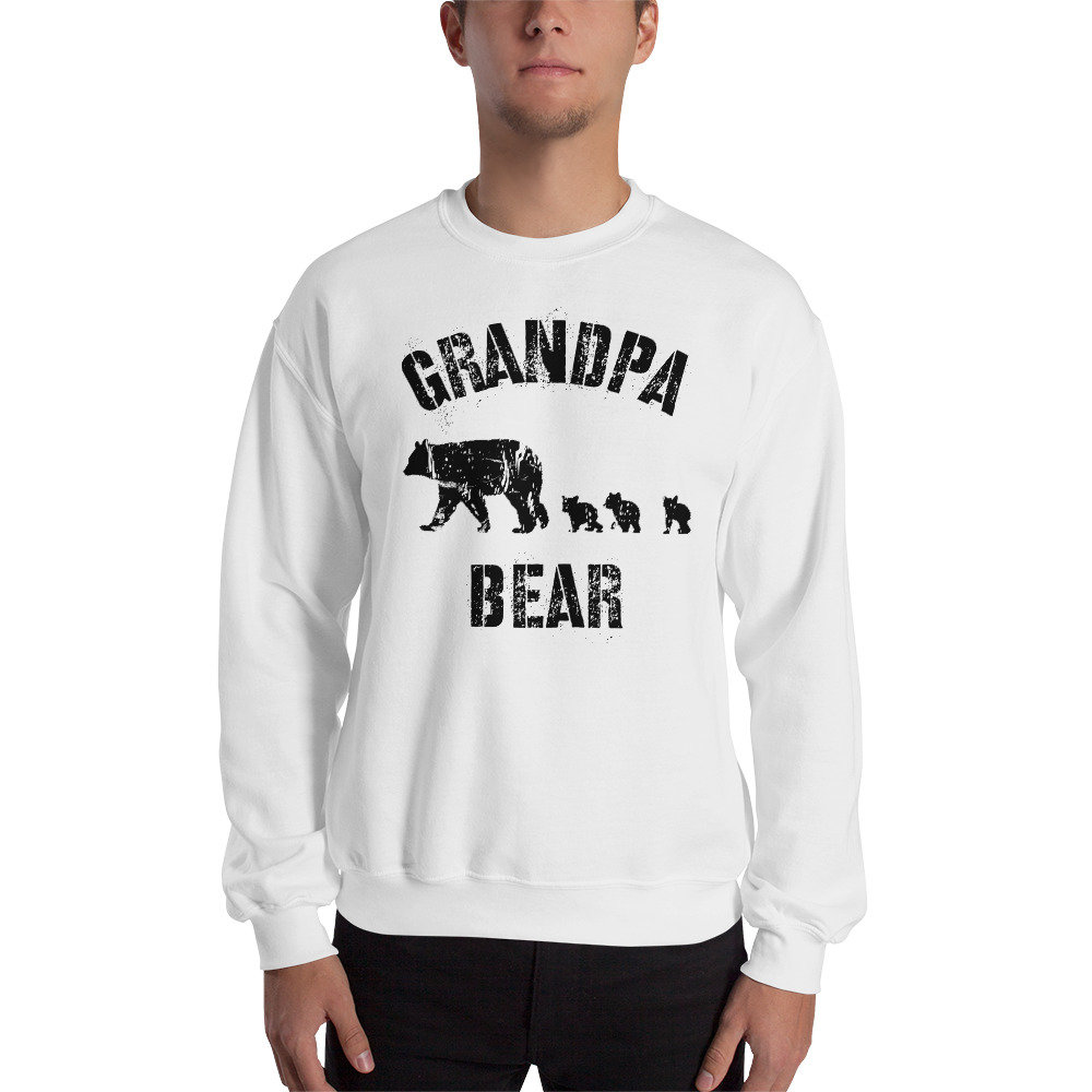 Vintage Grandpa Bear With 3 Three Cubs Grandfather Gift Unisex Etsy UK