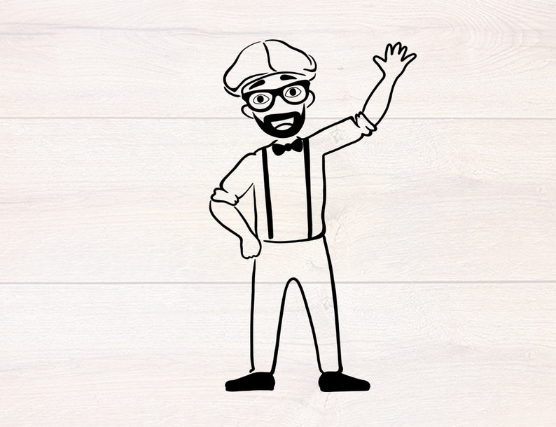 Download Blippi svg blippi outline svg blippi silhouette cut file ...
