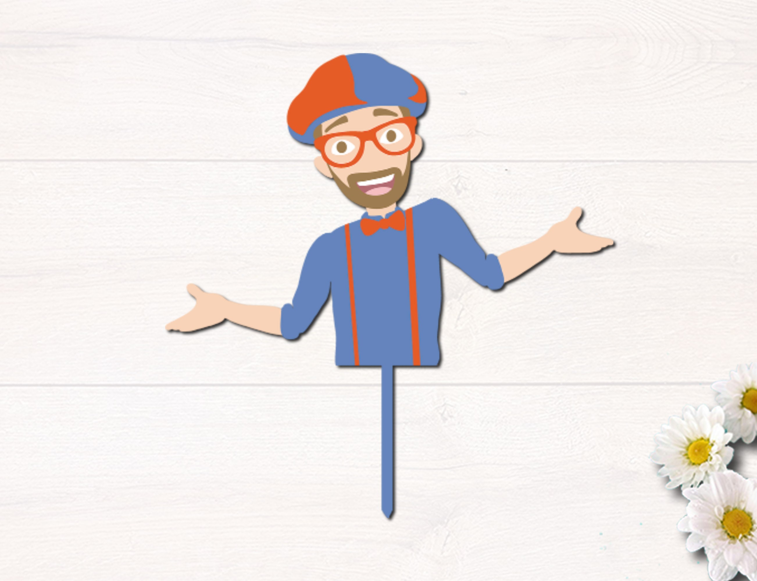 Download Blippi Svg Blippi Cake Topper Svg Blippi Clipart Blippi Etsy