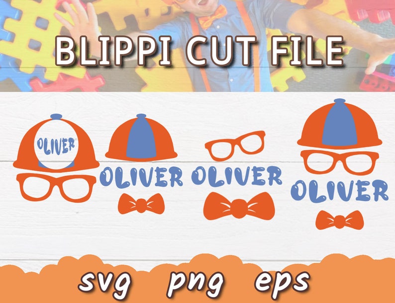 Download Blippi Svg Blippi monogram svg Blippi Cut file for cricut ...