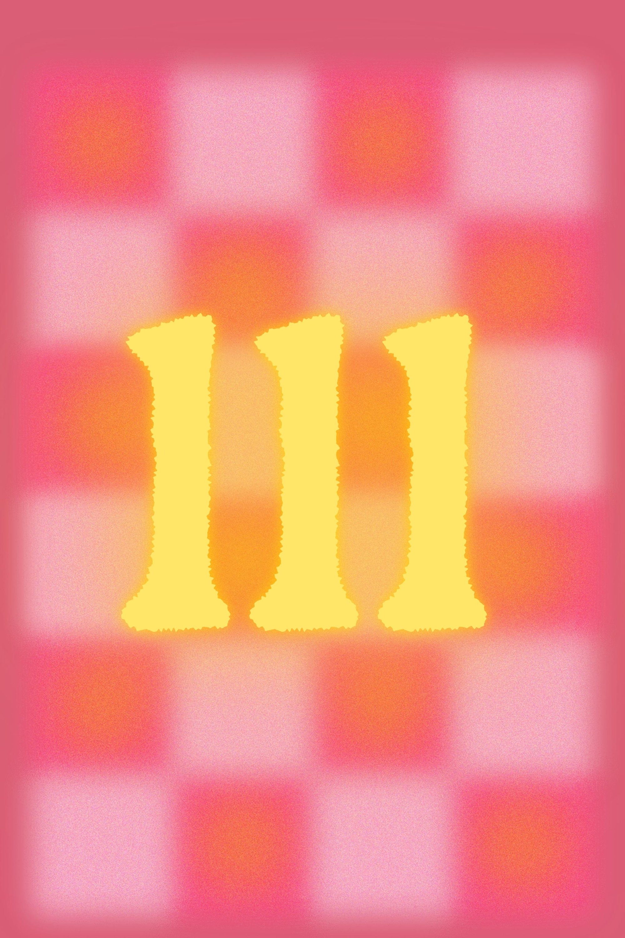 Angel Number 111 Printable Wall Art, Colorful Gradient Poster Art ...