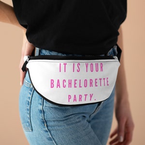 Office Themed Bachelorette Fanny Pack Pink