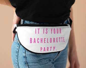 Office Themed Bachelorette Fanny Pack Pink