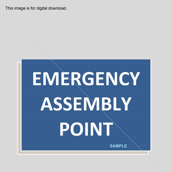 Fire Assembly Point Safety Sign - Rigid Plastic, Sticker, Or Metal (A5, A4, A3 Sizes) - Health & Safety Direct