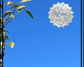 1x SUN Sun Catchers - Rainbow Maker Reflective Window Film Suncatcher