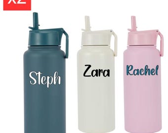 Personalized Name Sticker | Waterproof Vinyl Decal (2x Pieces)
