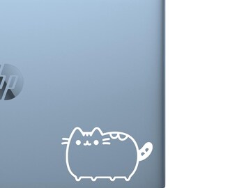 Cute Cat Vinyl Sticker | Car Accessory | Car Sticker | Cute Car Decal | Bumper Sticker | Car Decal. Water resistant