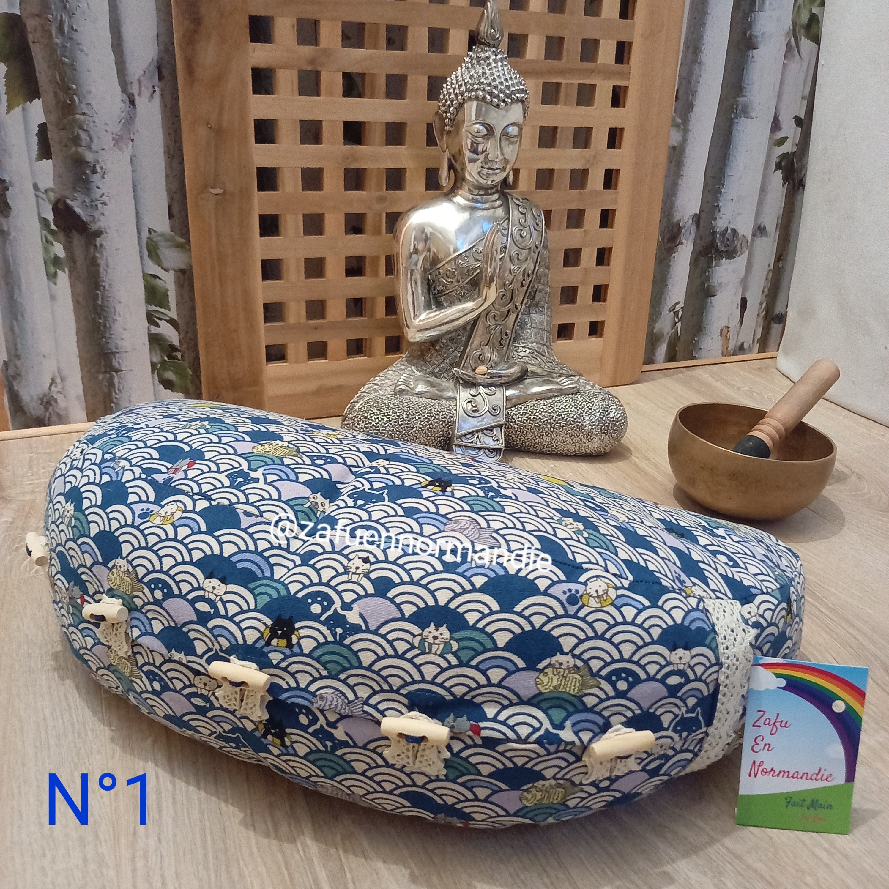 Coussin de Méditation Demi-Lune