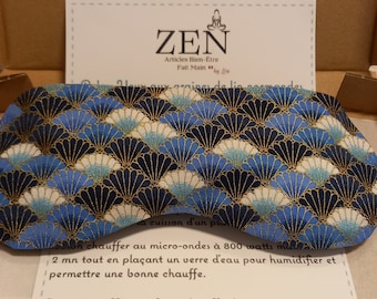 Relaxing eye mask with removable cover dry hot water bottle Norman flax seeds Well-being Relaxation Meditation Yoga Gift ZEN