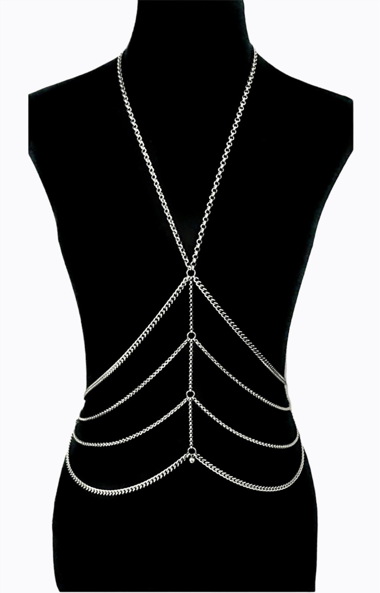 Top body chain male body jewelry sensual lingerie harness Etsy