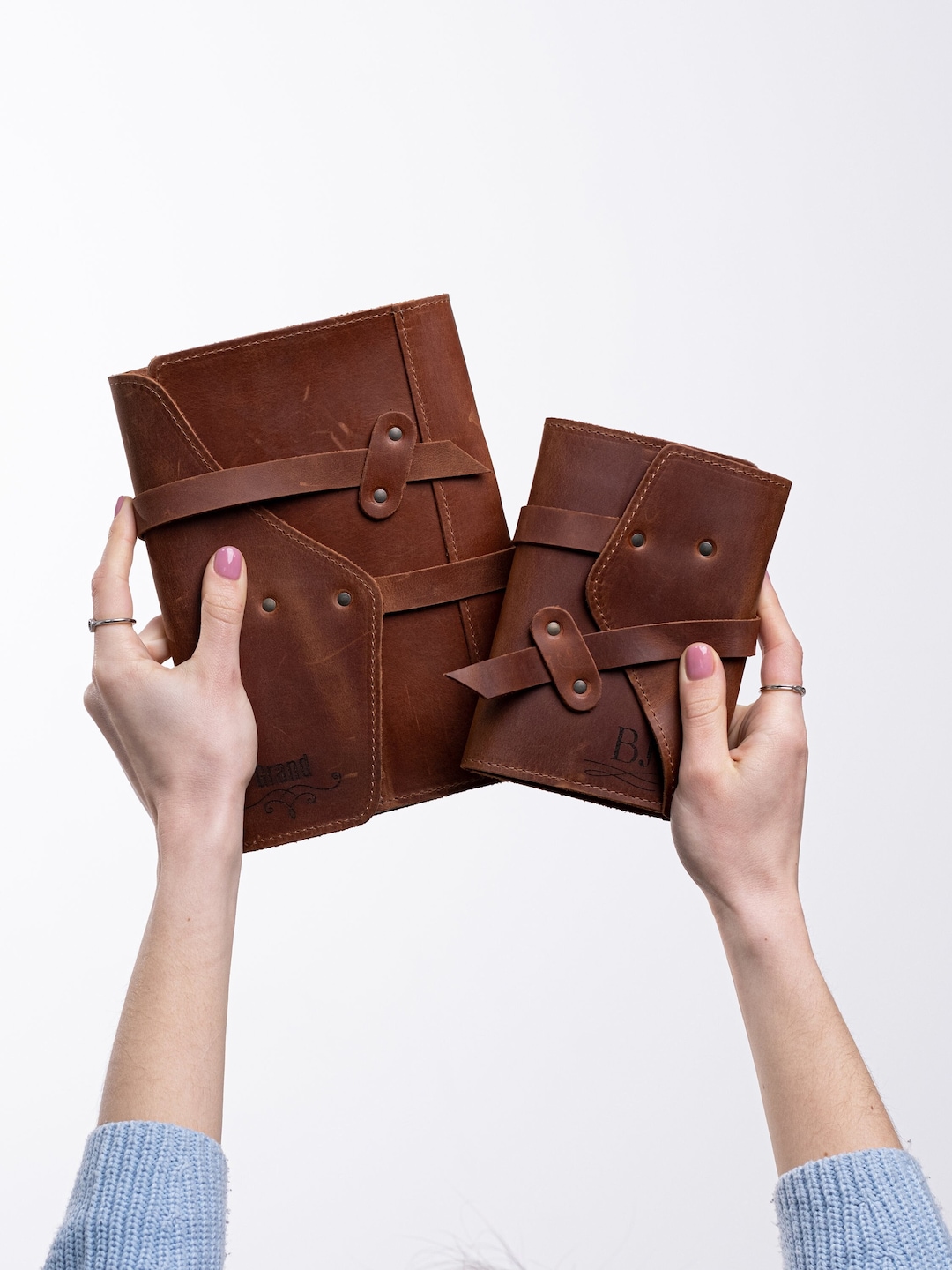 Leather Journal Refillable, Custom Notebook, Personalized Gifts for