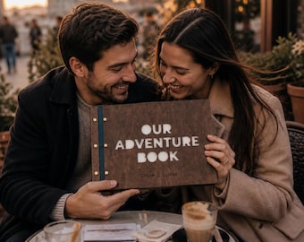 Our Adventure,  Custom Scrapbook Memory Book, Adventure Album, Travel Memories Holder