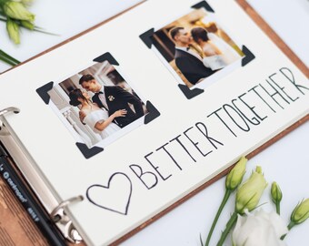 Anniversary Gift for Loved One, Husband, Scrapbook Album with Personalization