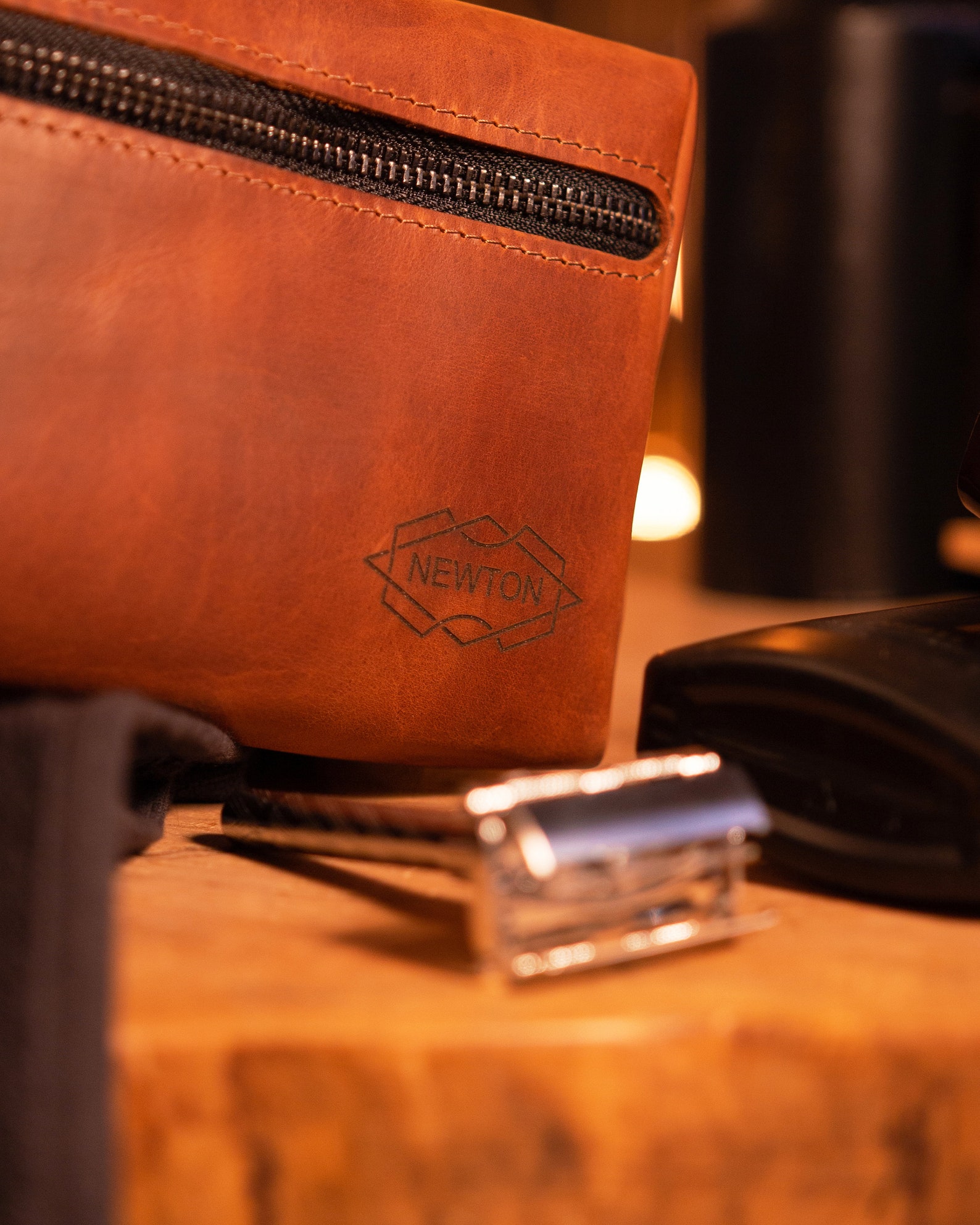 Mens Toiletry Bag Personalized Leather Dopp Kit Anniversary Etsy