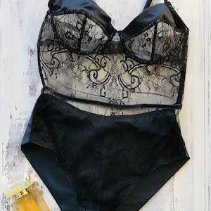 Black  luxury  lace  bodysuit  by Josephine Lingerie . New collection!!!