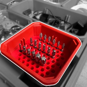 1/4” Bit Holder Insert | For Milwaukee PACKOUT Low Profile Organizers