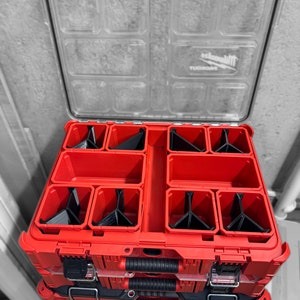 Benutzerdefinierte Tiefe Trennwand für Milwaukee PACKOUT Organizer (48-22-8430 & 48-22-8435)