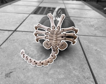 ALIEN FACE HUGGER 1:1 PVCモデル当時物デッドストック Alien ( Big Chap ) and Face Hugger 1/12 Scale Model Figure