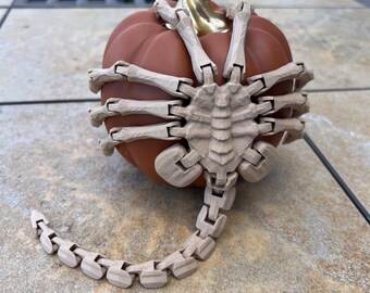 Alien Facehugger | Artikulierendes 3D-Modell | Film-Requisite