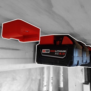 Milwaukee M18 Battery Mount | Workshop Organizer | Wall Mount