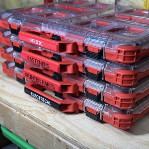 Custom Label | For Milwaukee PACKOUT | 11-Compartment Low-Profile Organizer