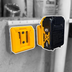 Dewalt Battery Organizer, For Dewalt 20v/60v Batteries, Wall Mount, Workshop Organizer, Custom Accessory