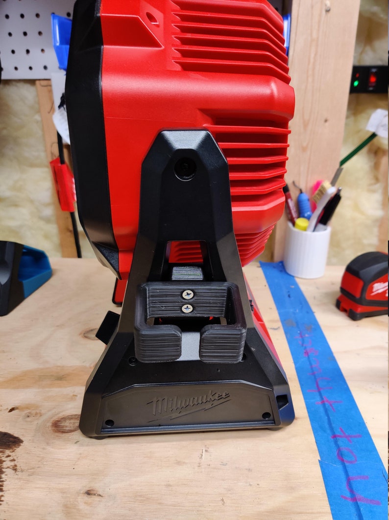 AC Adapter Holder for Milwaukee M18 Jobsite Fan Etsy