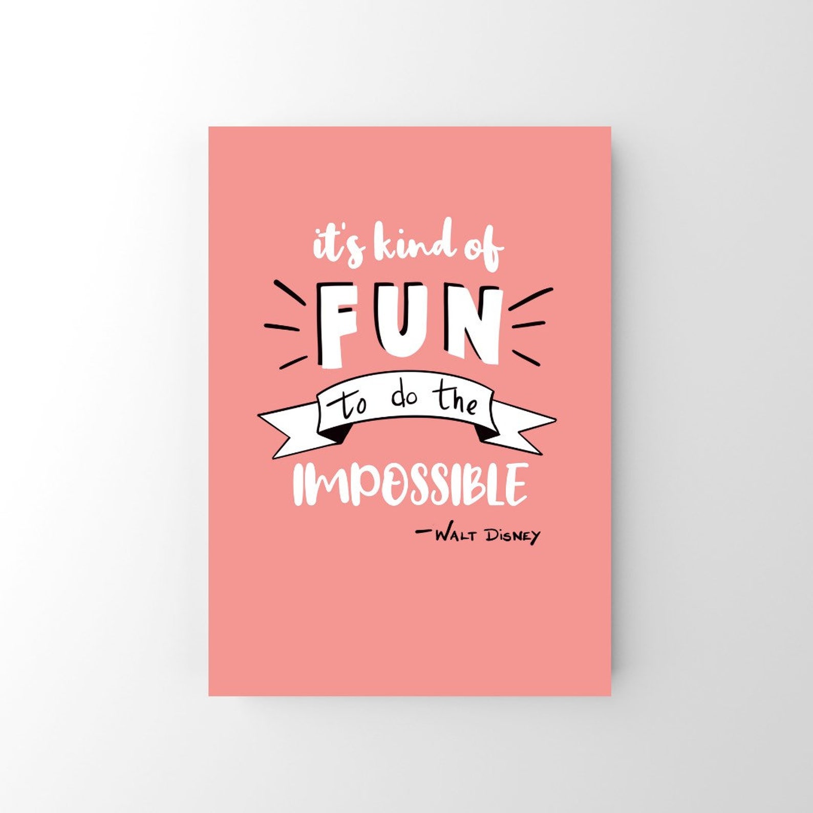 Walt Disney Quote Wall Art // Disney Nursery Print // Stampa | Etsy