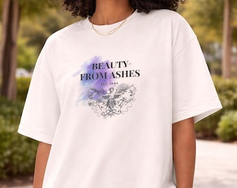 Beauty from ashes Oversized faded t-shirt