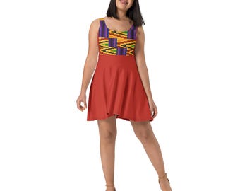 Kente Skater Dress