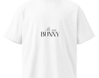 Unisex organic oversized high neck t-shirt