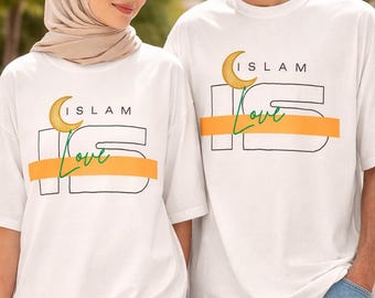 Islam is love Oversized faded t-shirt