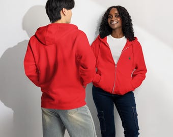 Islam is Love Full Zip Hoodie, Soft Warm Layering Apparel