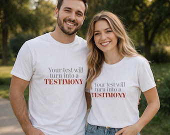 Faith Unisex organic oversized high neck t-shirt