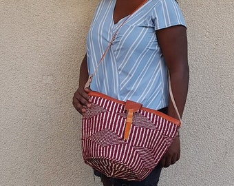 Medium sisal bag, woven bag, handbag, handmade bag, African bag, Kenyan bag, Kiondo basket, summer bag, beach bag, shoulder bag