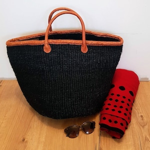 African woven bag, Kenyan bag, jute bag