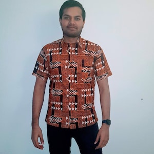 Mens shirts, African shirt for men, African Clothing, Ankara Print Shirt, African Print Shirt, Ankara men shirt, African shirt, Cotton Shirt