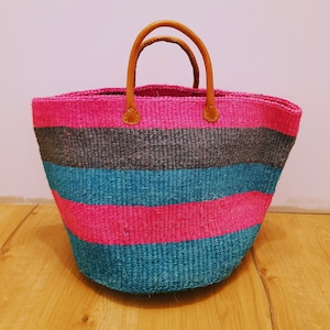 Handmade woven shopping bag