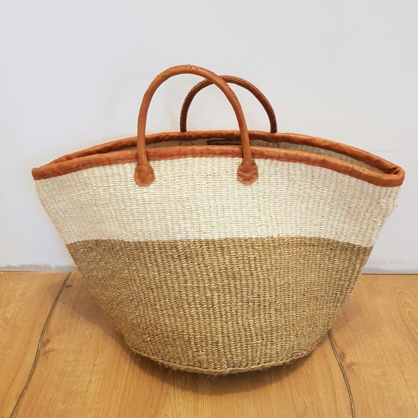 Korbtasche, Afrikanische tasche, sisal tasche, stroh-tasche, gewebte Tasche, Sommertasche, Einkaufstasche, Strandtasche, Jutetasche