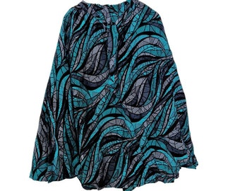 African clothing for women, Skirt, Circle skirt, A-line skirt, African print fabric skirt