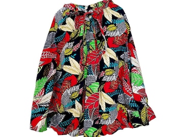 African skirt, African clothing for women, A-line skirt, maxi skirt, floral skirt