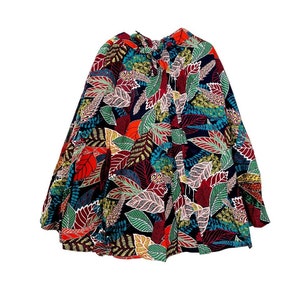 Floral skirt, African clothing for women,  A-line skirt, African skirt, maxi skirt