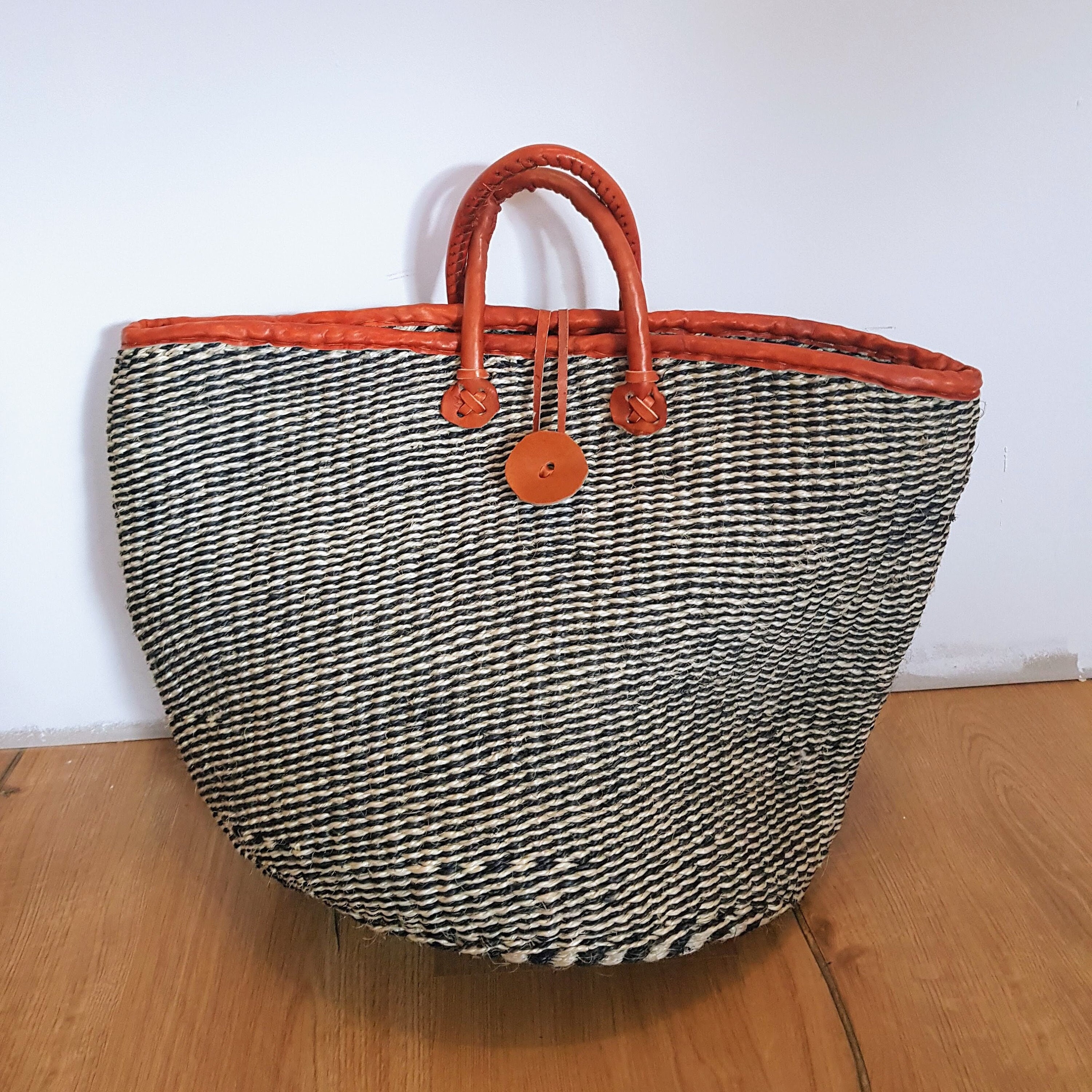 トートバッグ [Graymansion] Sisal Bag Medium from Kenya Kenyan Sisal Bag - Etsy