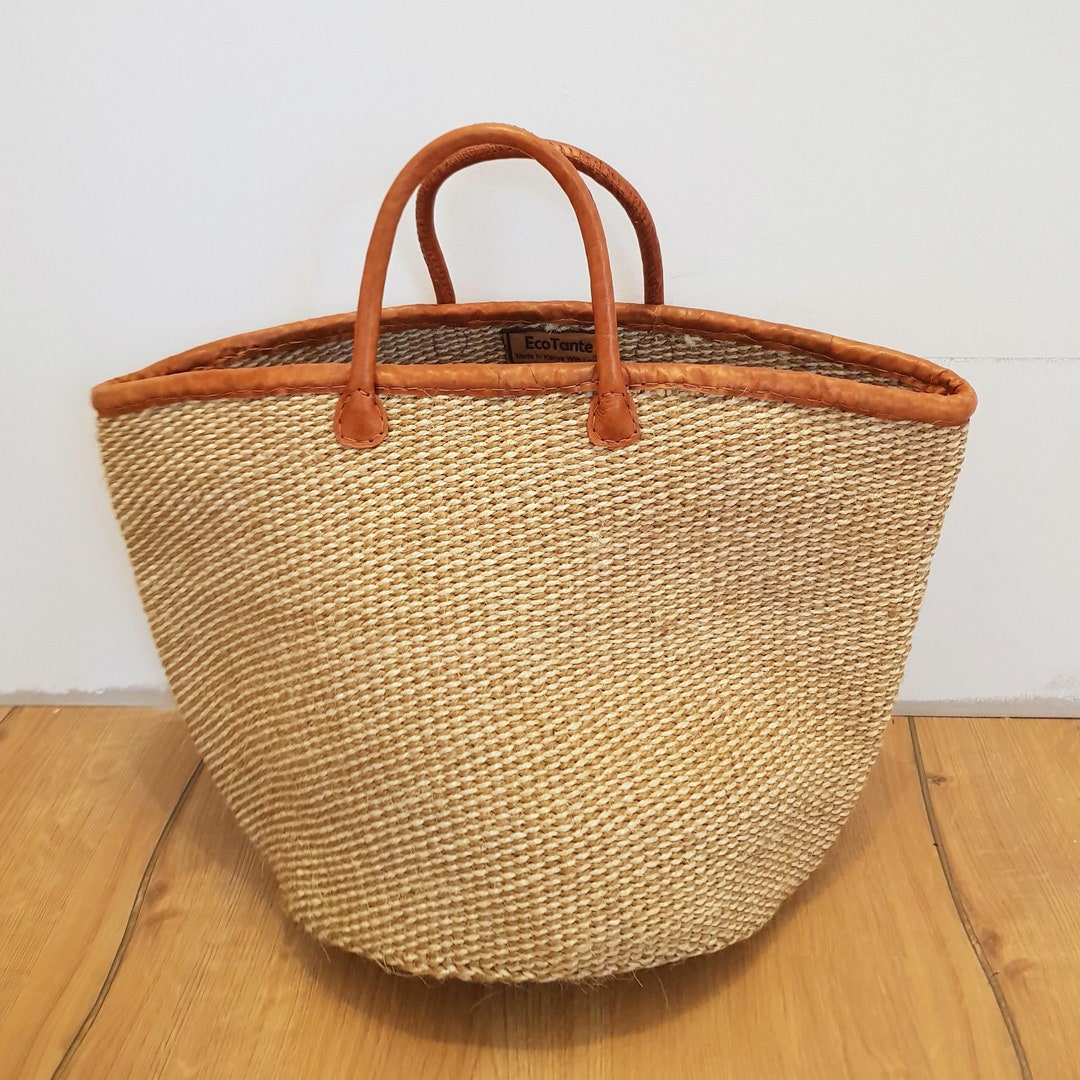 African Woven Bag Kenyan Bag Jute Bag Sisal Basket Sisal Etsy